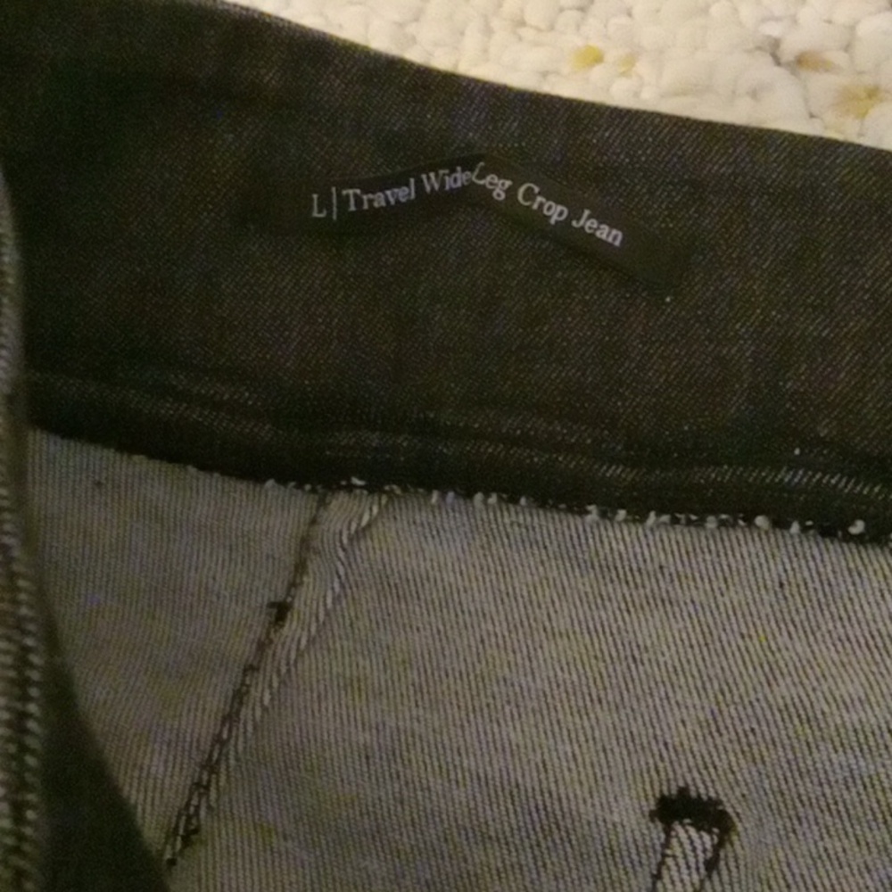 Talbots Travel wide leg crop jean - Picture 3 of 7